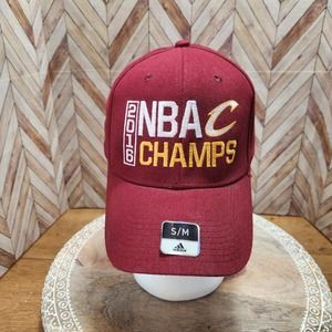 NWOT Adidias NBA Champs 2016 Cleveland Cavaliers Fitted Baseball Cap Unisex S/M